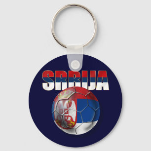 Srbija Serbia flag Beli Orlovi Gifts for Serbians Schlüsselanhänger