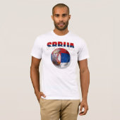 Srbija Serbien Flagge Beli Orlovi Geschenke für T-Shirt (Vorne ganz)