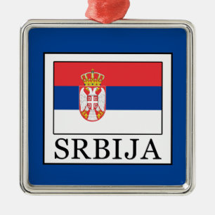Srbija Silbernes Ornament