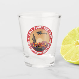 SRCHA 2024 Südwest Heli Rodeo Shot Glass Schnapsglas