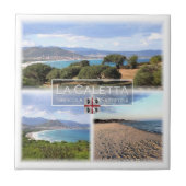 SRD002 SINISCOLA - La Caletta, Sardinien, Fliese (Vorderseite)