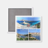 SRD017 STINTINO - Mosaik - Sardinien - Kühlschrank Magnet (Vorderseite/Rückseite)