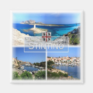 SRD017 STINTINO - Mosaik - Sardinien - Kühlschrank Magnet
