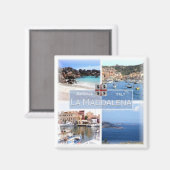 SRD023 LA MADDALENA - Mosaik - Sardinien - Kühlsch Magnet (Vorderseite/Rückseite)