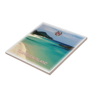 SRD025 ISOLA TUAREDDA, Sardinien, Italien, Fliese