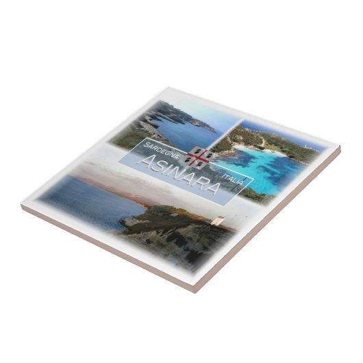 SRD028 ASINARA, Mosaik, Sardinien, Fliese (Seite)