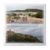 SRD029 TEULADA GULF, Sardinien, Fliese (Vorderseite)