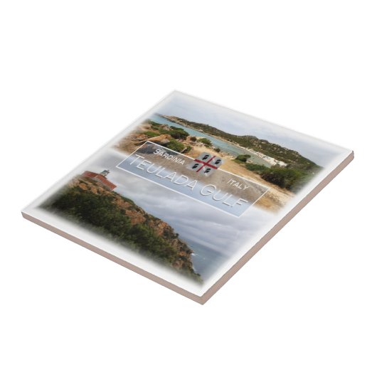 SRD029 TEULADA GULF, Sardinien, Fliese (Seite)