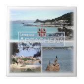 SRD038 ARZACHENA, Mosaik, Sardinien, Fliese (Vorderseite)