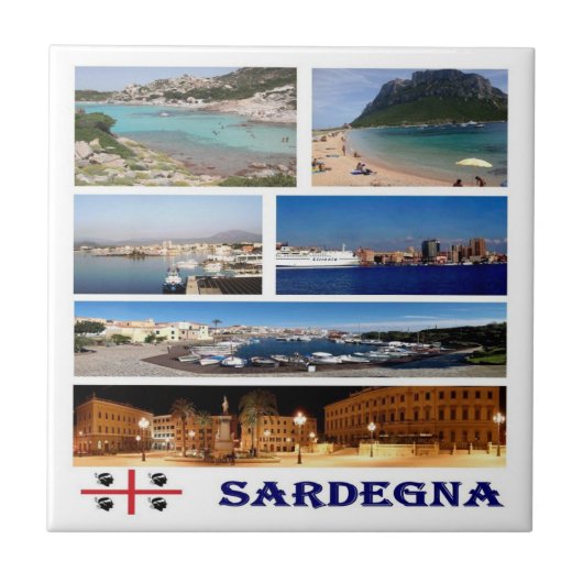 SRD042 SARDINIA, Mosaik, Italien, Fliese (Vorderseite)