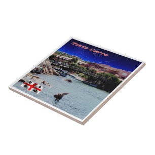 SRD053 PORTO CERVO Sardinien, Italien, Fliese