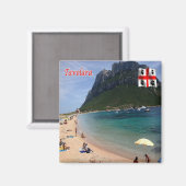 SRD058 OLBIA, Tavolara Island, Sardinien, Kühlschr Magnet (Vorderseite/Rückseite)