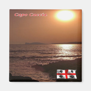 SRD065 ALGHERO CAPO CACCIA, Korallenküste, Kühlsch Magnet
