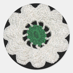 Srebrenica cvijet runder aufkleber