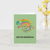 Sretan rođendan, Kroatisch Happy Birthday, Karte (Gelbe Blume)