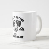 Srgdrr - Das Leben ist besser mit einem großen Dan Jumbo-Tasse (Vorderseite Rechts)