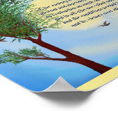 Sri Aurobindo zitierte Kunst Poster (Ecke)