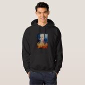 Sri Caitanya Mahaprabhu doppelseitig Hoodie (Vorne ganz)