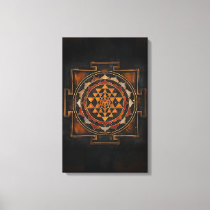 Sri Chakra Leinwand Wall Art