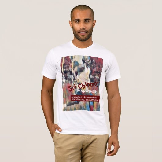 Sri Chinmoy Marathon T - Shirt (Vorne ganz)