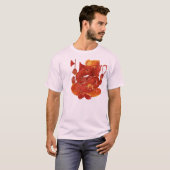 Sri Ganesh in Flammen T-Shirt (Vorne ganz)