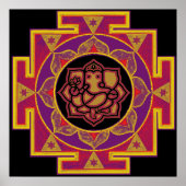 Sri Ganesh Yantra Poster (Vorne)
