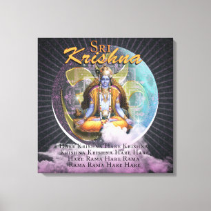 SRI KRISHNA - gedruckte Leinwand