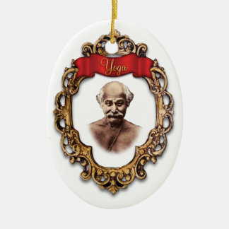 Sri Lahiri Mahasaya Yoga-Verzierung Keramikornament