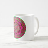 Sri Lakshmi Yantra Mandala Kaffeetasse (VorderseiteRechts)