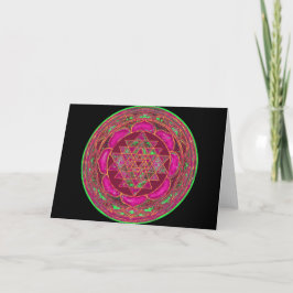 Sri Lakshmi Yantra Mandala Karte