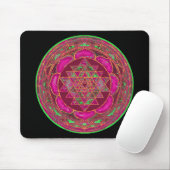 Sri Lakshmi Yantra Mandala Mousepad (Mit Mouse)