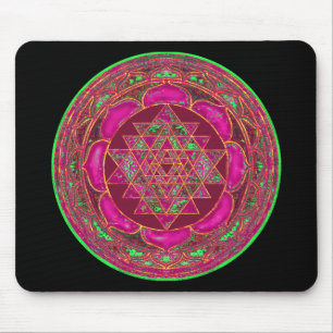 Sri Lakshmi Yantra Mandala Mousepad