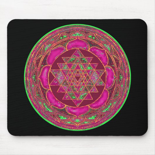 Sri Lakshmi Yantra Mandala Mousepad (Vorne)