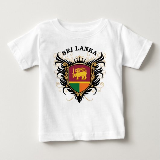 Sri Lanka Baby T-shirt (Vorderseite)