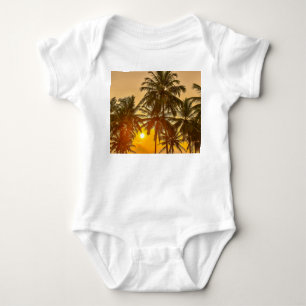 Sri Lanka Beach Sunset View Baby Strampler