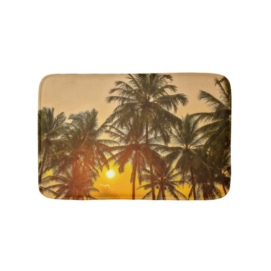 Sri Lanka Beach Sunset View Badematte (Vorderseite)