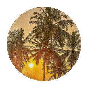 Sri Lanka Beach Sunset View Schneidebrett