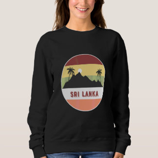 Sri Lanka Berg und Palmen Sweatshirt