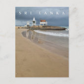 Sri Lanka Buddhistische Tempelansicht Postkarte (Vorderseite)