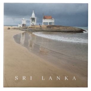 Sri Lanka Buddhistischer Tempel mit Blick auf Kera Fliese