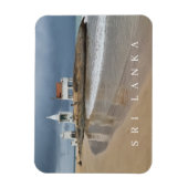 Sri Lanka Buddhistischer Tempel mit Blick auf Kühl Magnet (Vertikal)