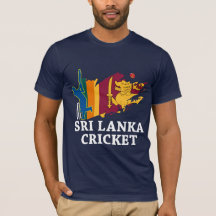 Sri Lanka Cricket Flag Brush Stroke Geschenk