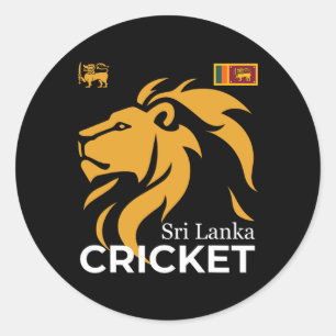 Sri Lanka Cricket ist perfekt für Lankan Cricket F Runder Aufkleber