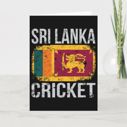 Sri Lanka Cricket  Karte (Vorderseite)