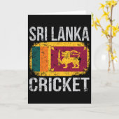 Sri Lanka Cricket  Karte (Gelbe Blume)