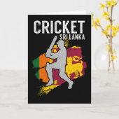 Sri Lanka Cricket-Team  Karte (Gelbe Blume)