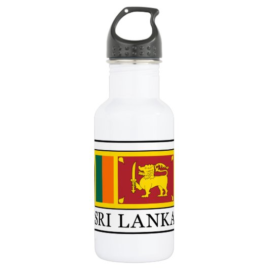 Sri Lanka Edelstahlflasche (Vorderseite)