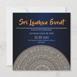 Sri Lanka Einladungsdesign Save The Date