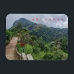 Sri Lanka Ella's Rock View Kühlschrankmagnet Magnet<br><div class="desc">Ein wunderschöner Blick auf den Ella's Rock in Sri Lanka,  der auf einem Souvenir-Kühlschrankmagnet gedruckt wurde.</div>