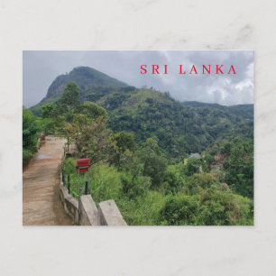 Sri Lanka Ella's Rock View Postkarte